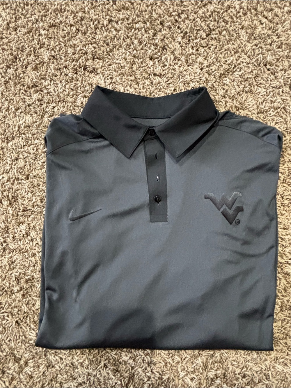 Nike WVU polo large black